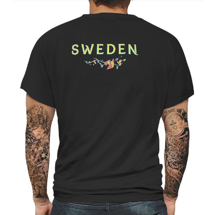 Standard Officially Licensed Sweden Mens Back Print T-shirt