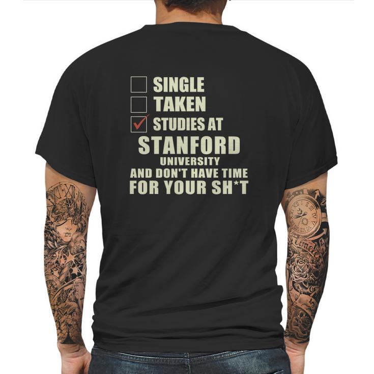 Stanford University Mens Back Print T-shirt