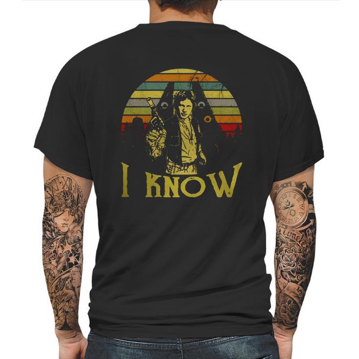 Star Wars Harrison Ford I Know Mens Back Print T-shirt