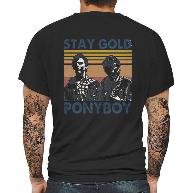 Stay Gold Ponyboy Vintage Mens Back Print T-shirt