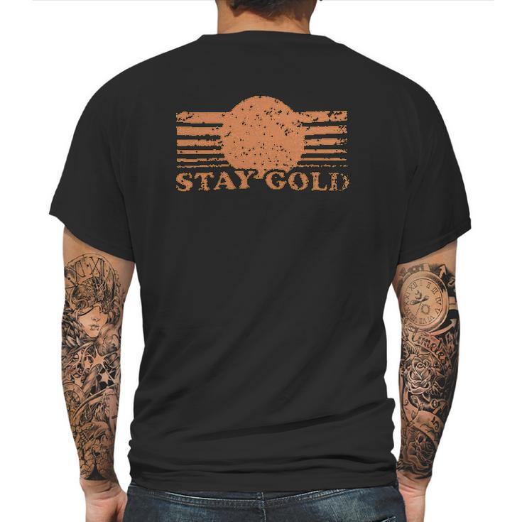 Stay Gold Ponyboy Vintage Funny Saying Graphic Mens Back Print T-shirt