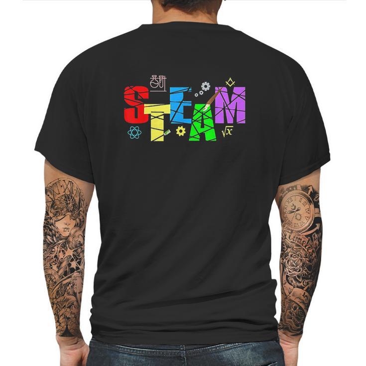 Steam And Art Stem Creativity Maker Mens Back Print T-shirt