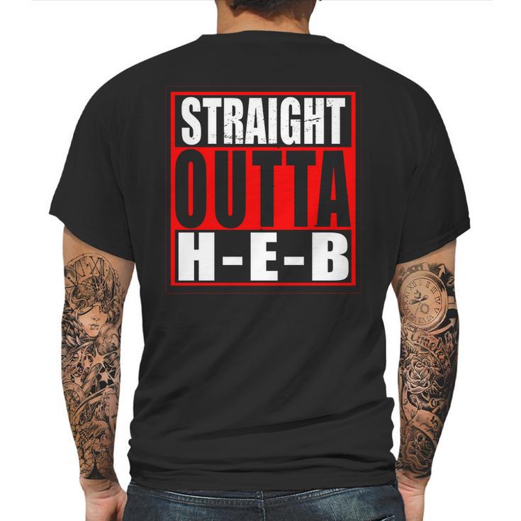 Straight Outta Heb T Shirt Long Sleeve Hoodie Sweatshirt Mens Back Print T-shirt