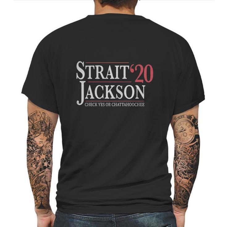 Strait Jackson 20 Check Yes Or Chattahoochee Mens Back Print T-shirt