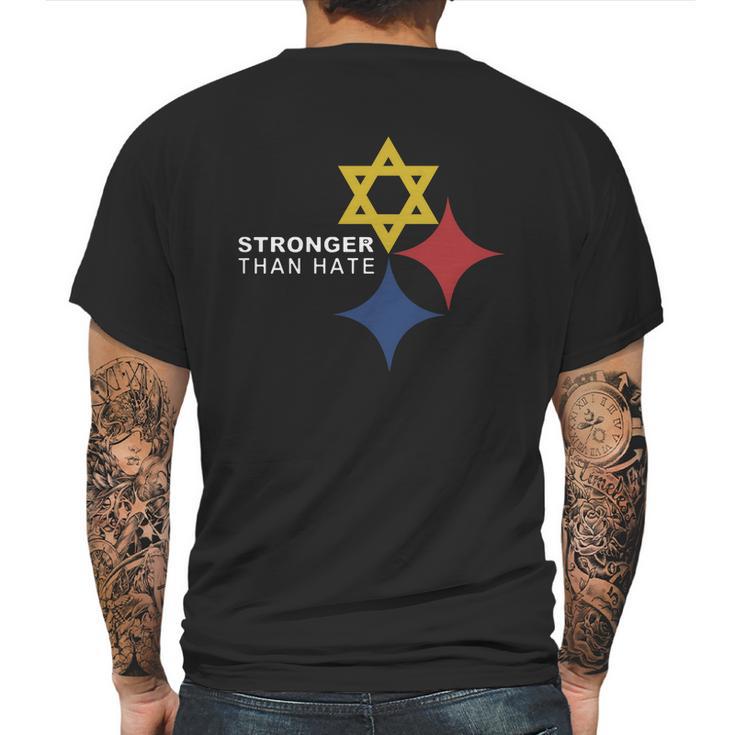 Stronger Than Hate Pittsburgh Mens Back Print T-shirt