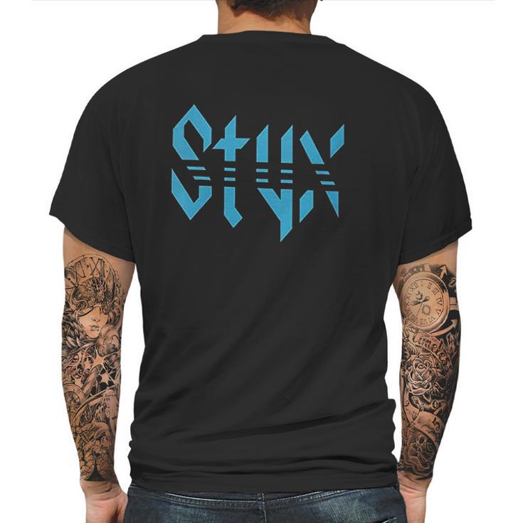 Styx Band Mens Back Print T-shirt