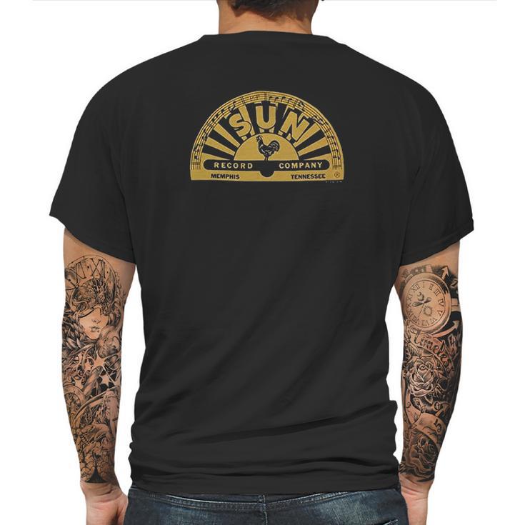 Sun Records Mens Back Print T-shirt