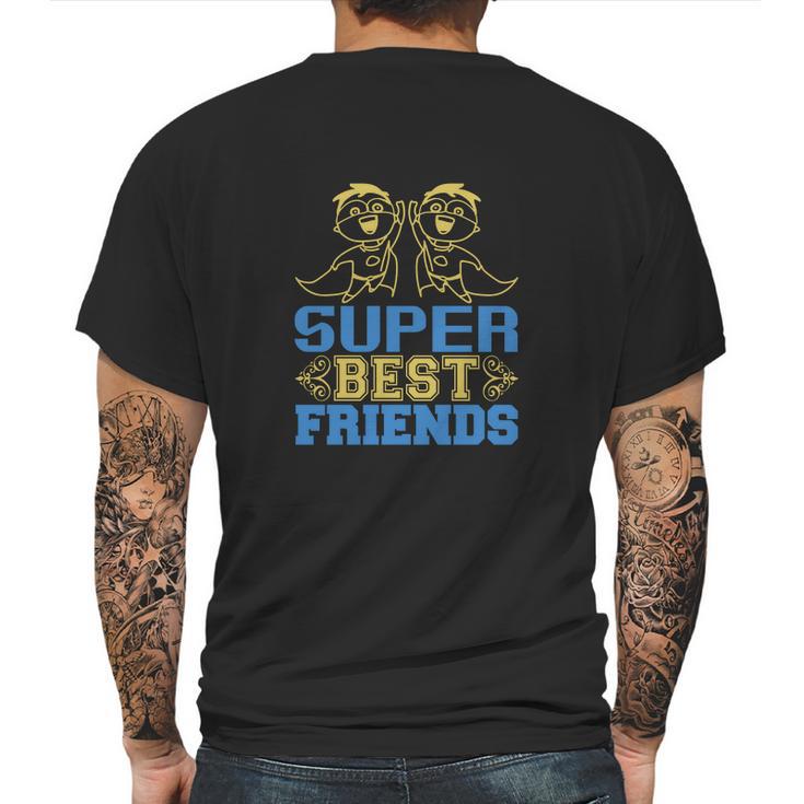 Super Best Friends Mens Back Print T-shirt