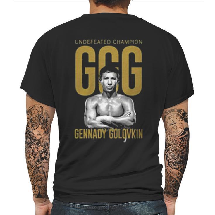 Super Gennady Golovkin Mens Back Print T-shirt