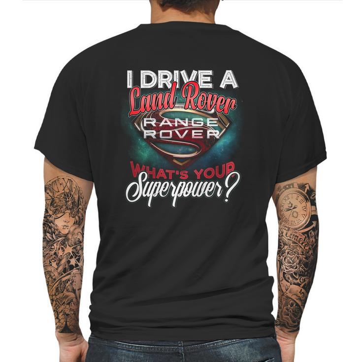 Superpower Land Rover Range Rover Mens Back Print T-shirt