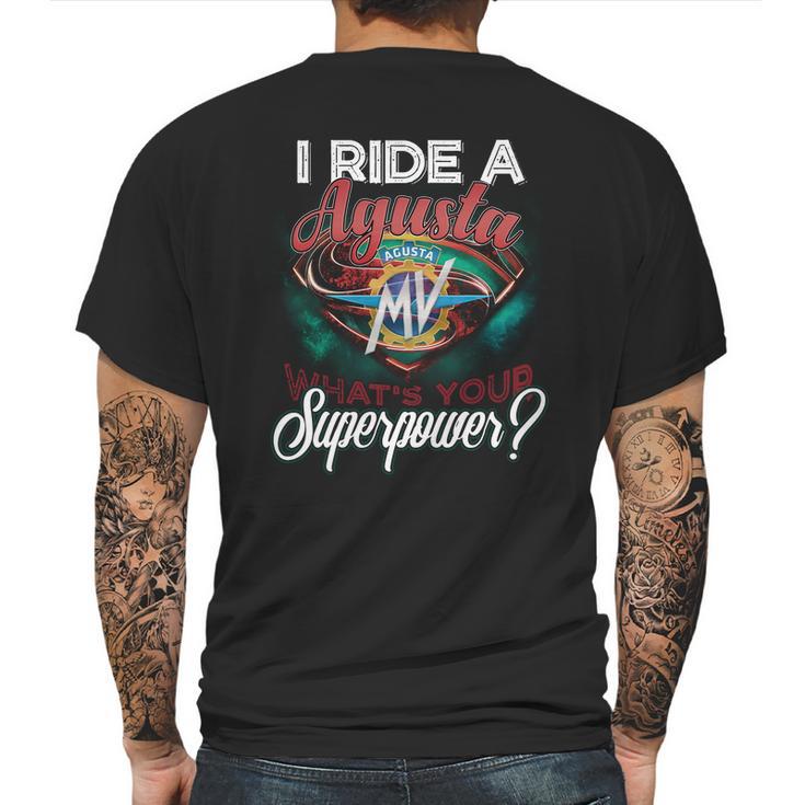 Superpower Mv Agusta Mens Back Print T-shirt