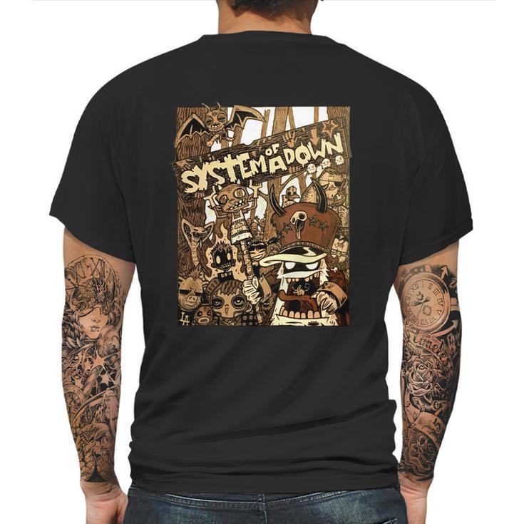 System Of A Down Voodoo T Shirt Shirt Tee Mens Back Print T-shirt