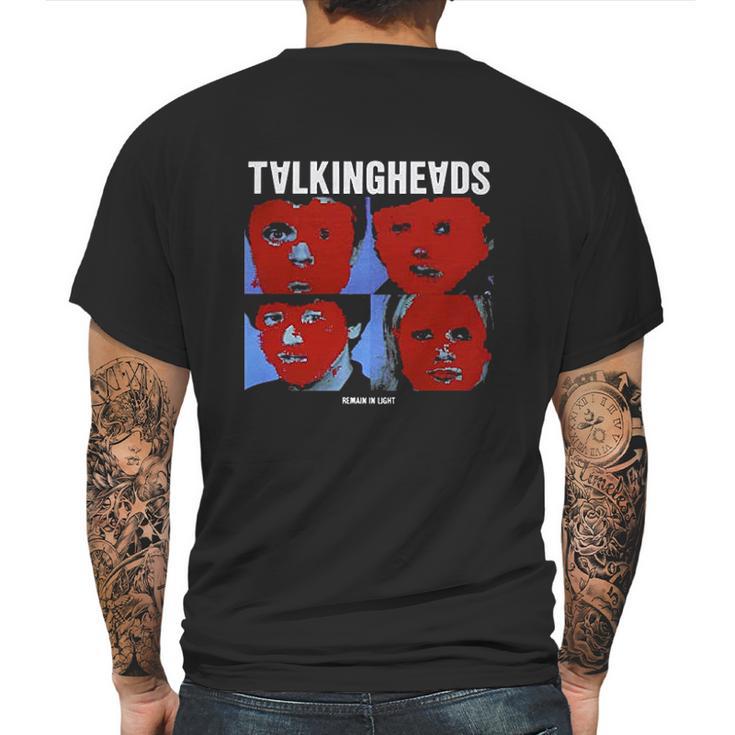 Talking Heads Remain In Light Round Mens Back Print T-shirt