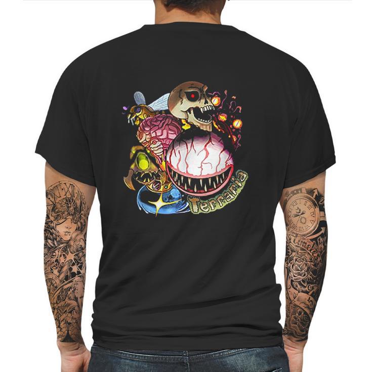 Terraria Boss Rush Mens Back Print T-shirt