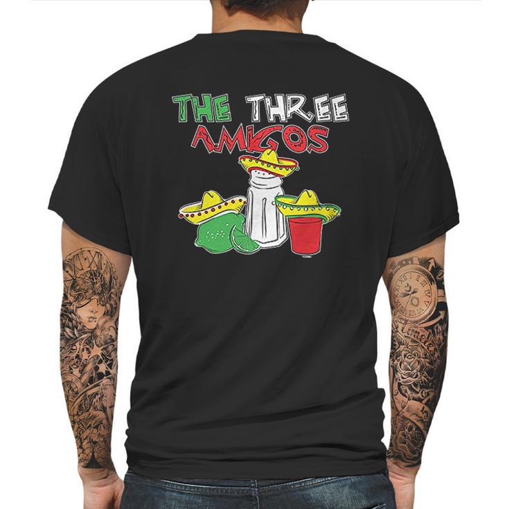 He Three Amigos Cinco De Mayo Drinker Mens Back Print T-shirt