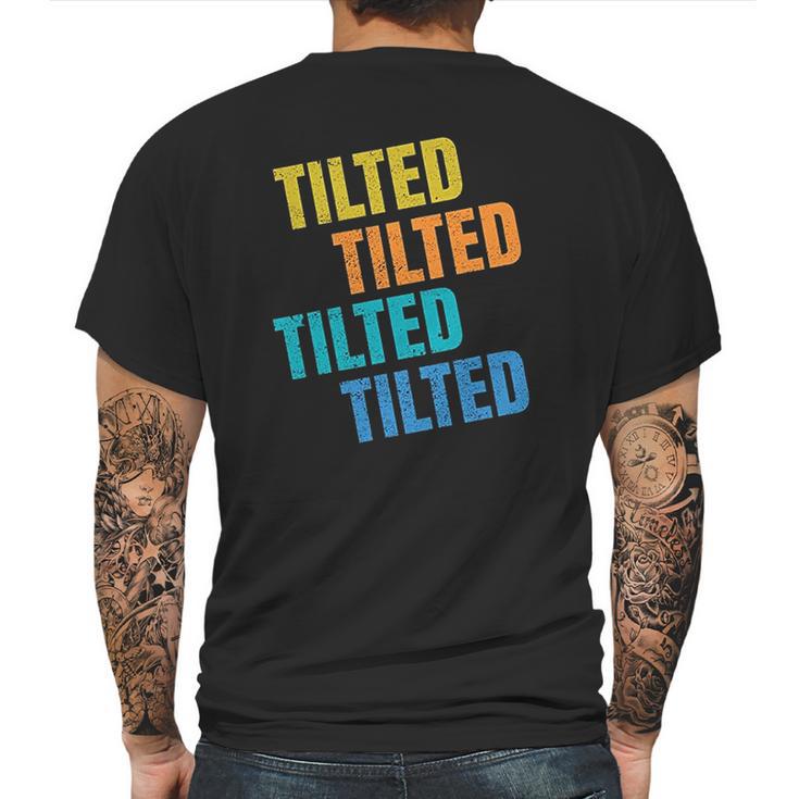 Tilted Funny Gaming Lol Mens Back Print T-shirt