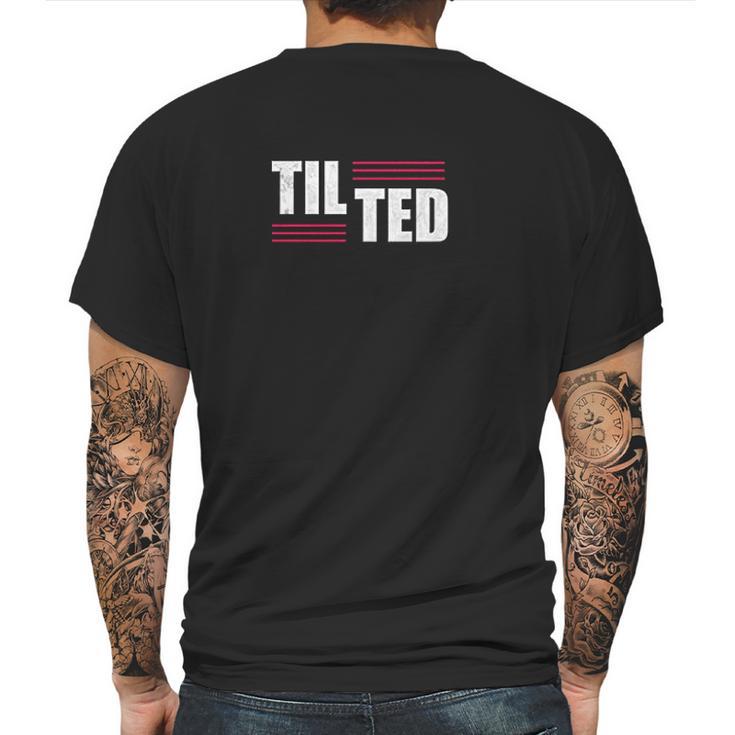 Tilted  League Mens Back Print T-shirt