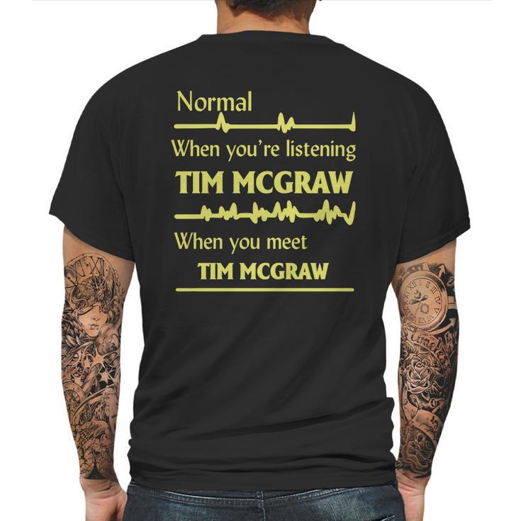 Tim Mcgraw Mens Back Print T-shirt