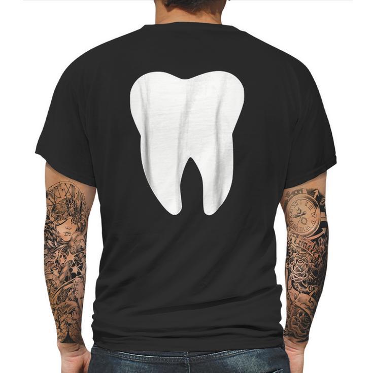 Tooth Logo Mens Back Print T-shirt