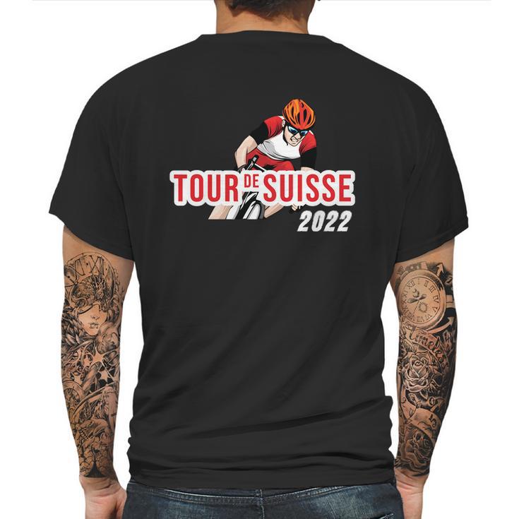 Tour De Swiss Mens Back Print T-shirt