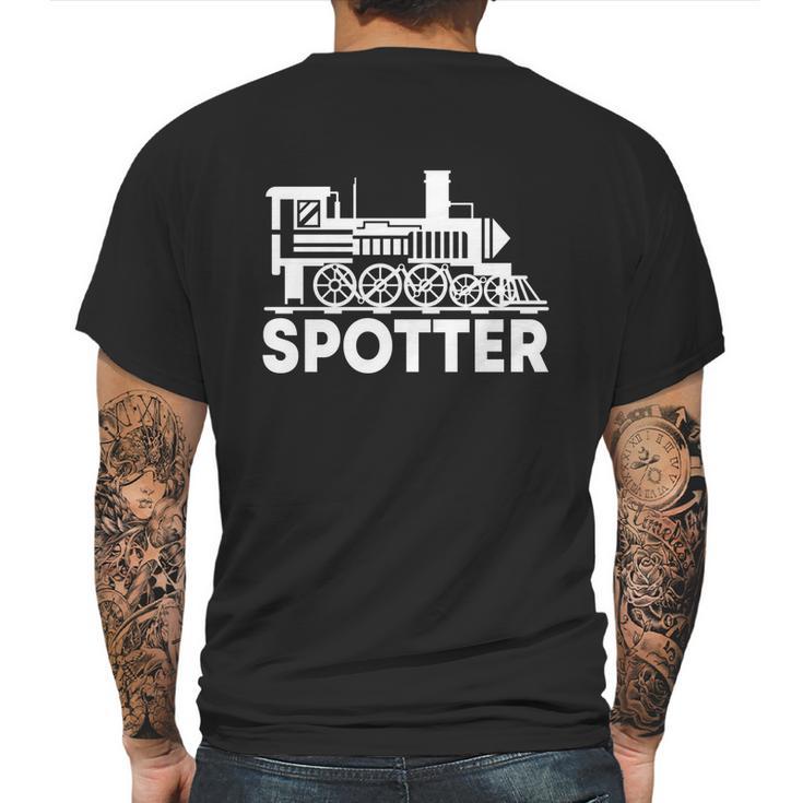 Trainspotter Design Trainspotting Locomotive Steam Engine Gift Graphic Design Printed Casual Daily Basic Mens Back Print T-shirt