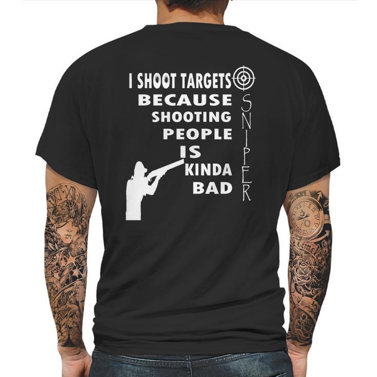 Trap Shooting Shirt Funny Skeet Shooting Shirt Mens Back Print T-shirt