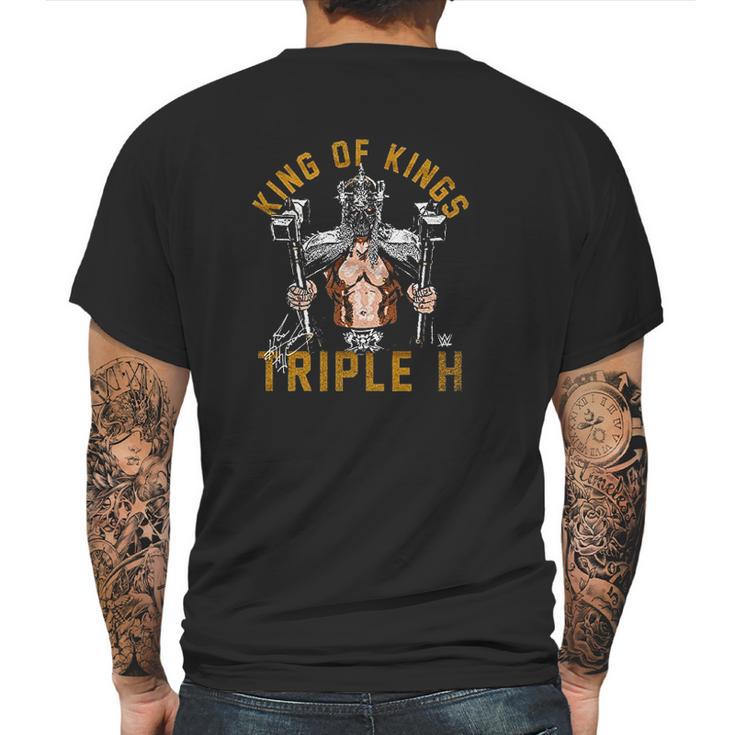 Triple H King Of Kings Mens Back Print T-shirt