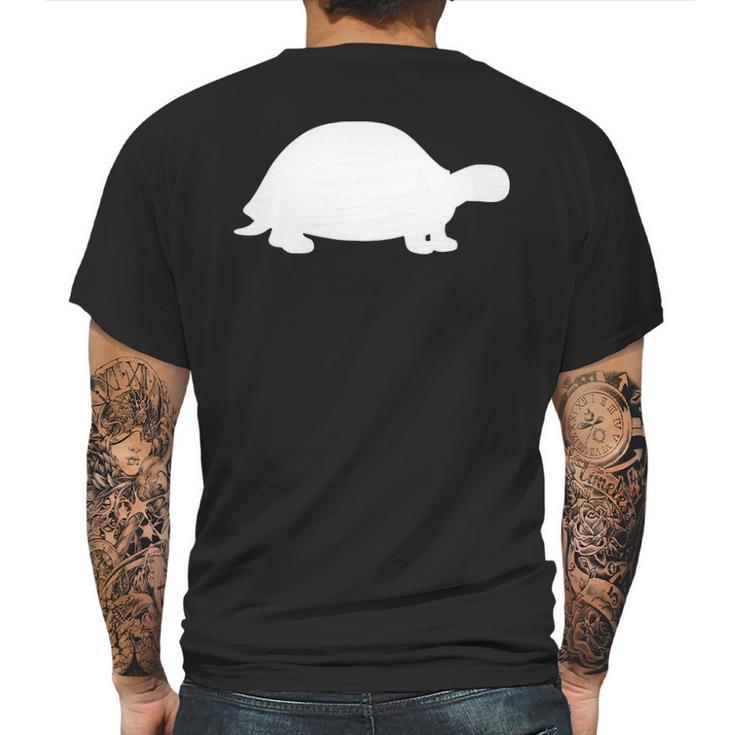 Turtle Logo Mens Back Print T-shirt