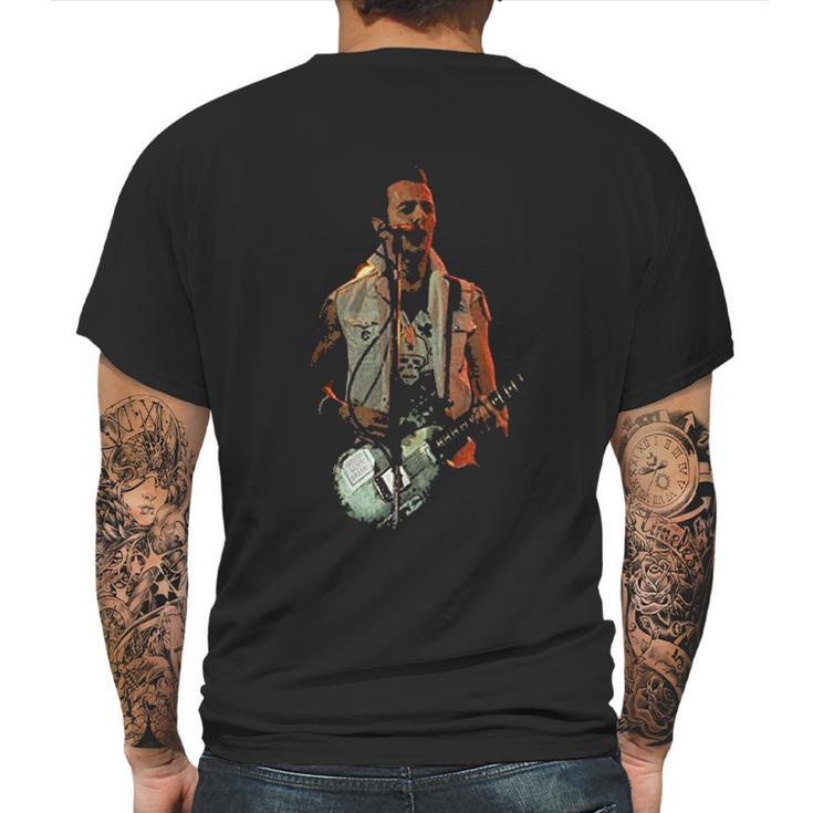 Tv Times Joe Strummer The Clash Live Mens Back Print T-shirt