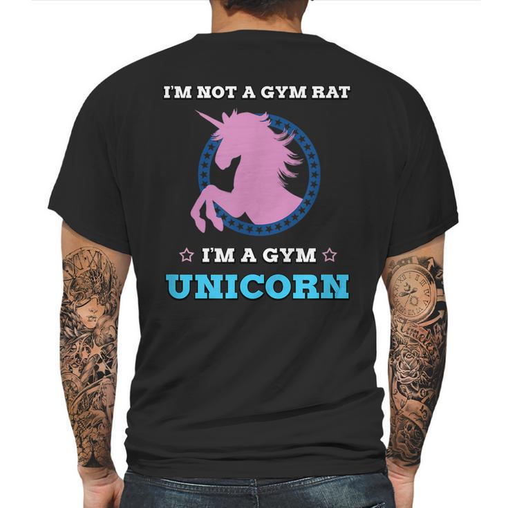 Unicorn Gym Workout  Fun Fitness  By Zany Brainy Mens Back Print T-shirt