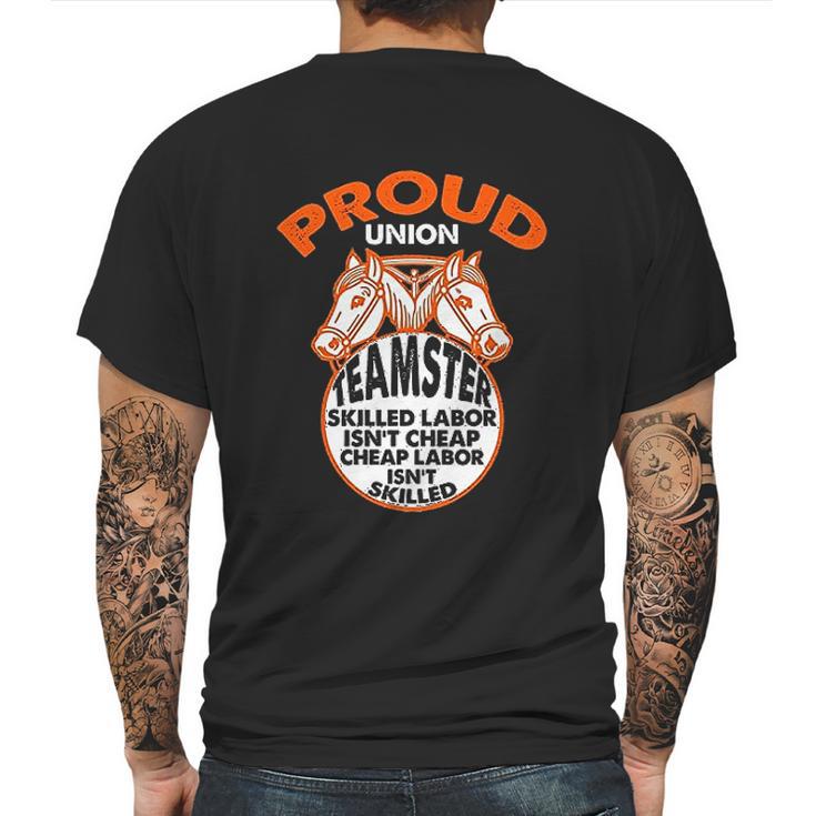 Union Teamster Mens Back Print T-shirt