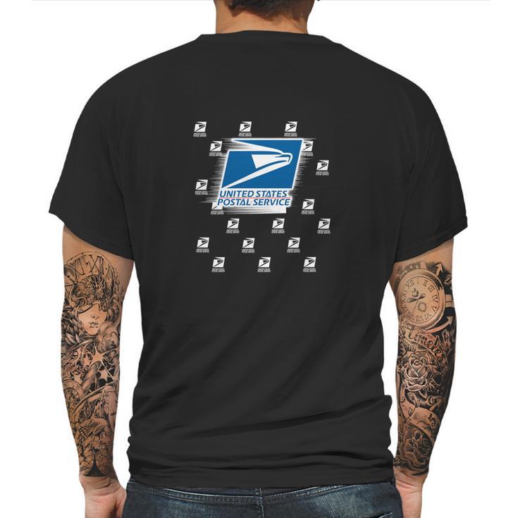 United States Postal Service Logo Usps Shirth Mens Back Print T-shirt