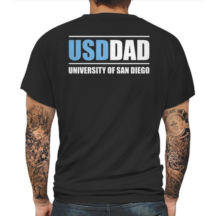 University Of San Diego   Usd Dad Mens Back Print T-shirt