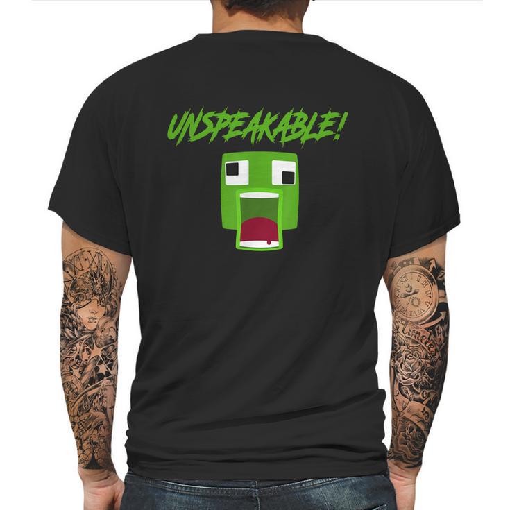 Unspeakable Hoodie Shirt Mens Back Print T-shirt