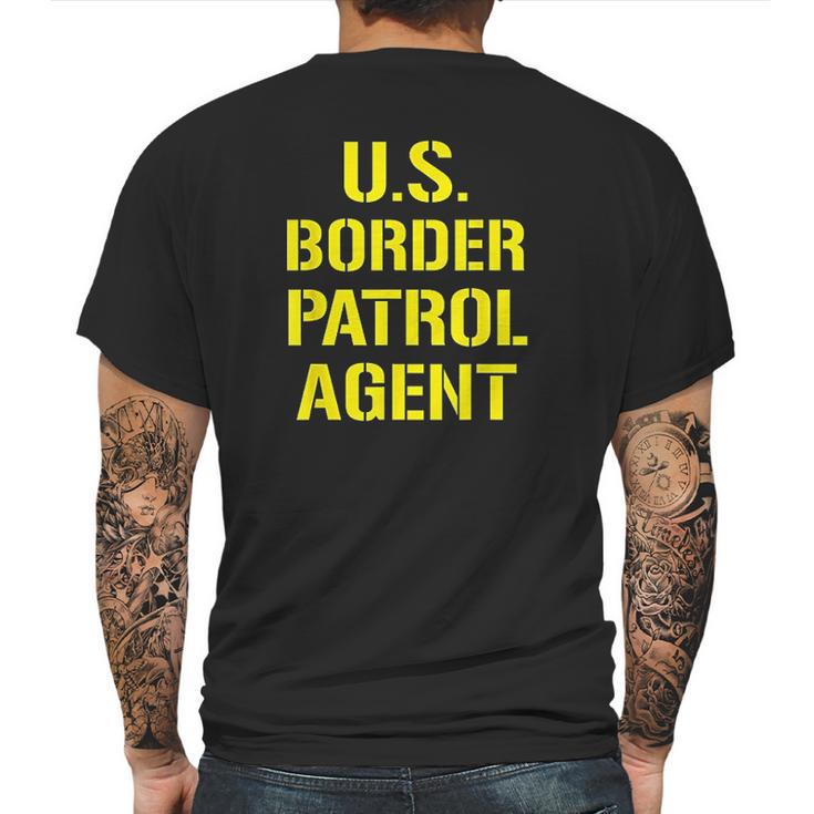 Us Border Patrol Agent Halloween Mens Back Print T-shirt