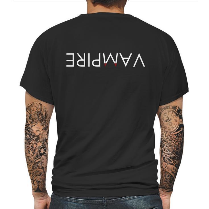 Vampire Teeth Logo Mens Back Print T-shirt