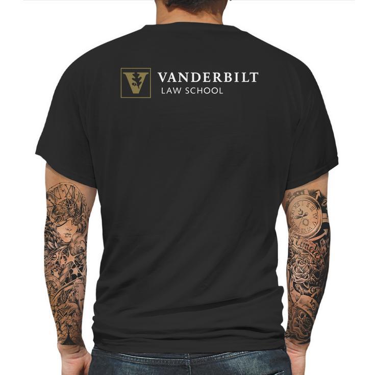 Vanderbilt University Law School Mens Back Print T-shirt