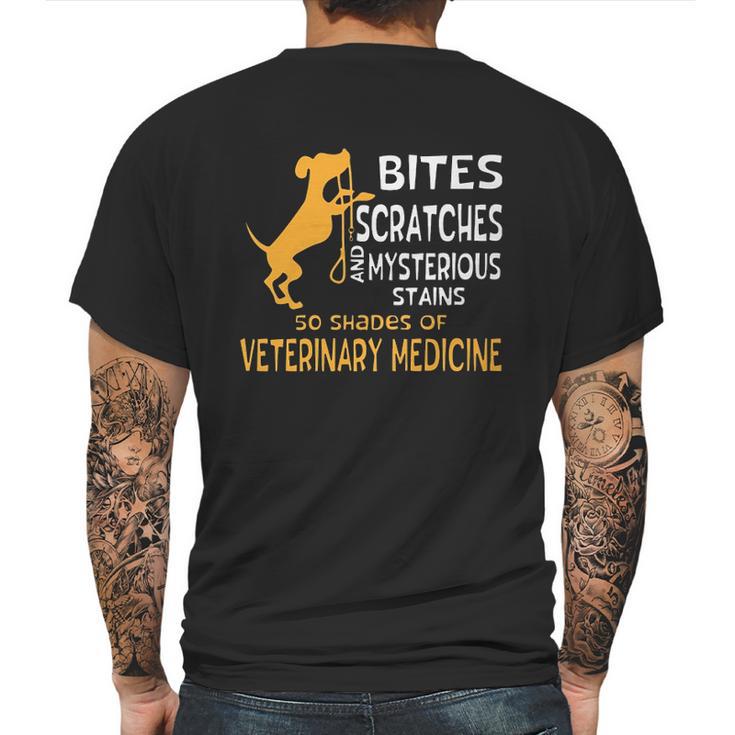 Veterinarian 50 Shades Of Veterinary Medicine Mens Back Print T-shirt