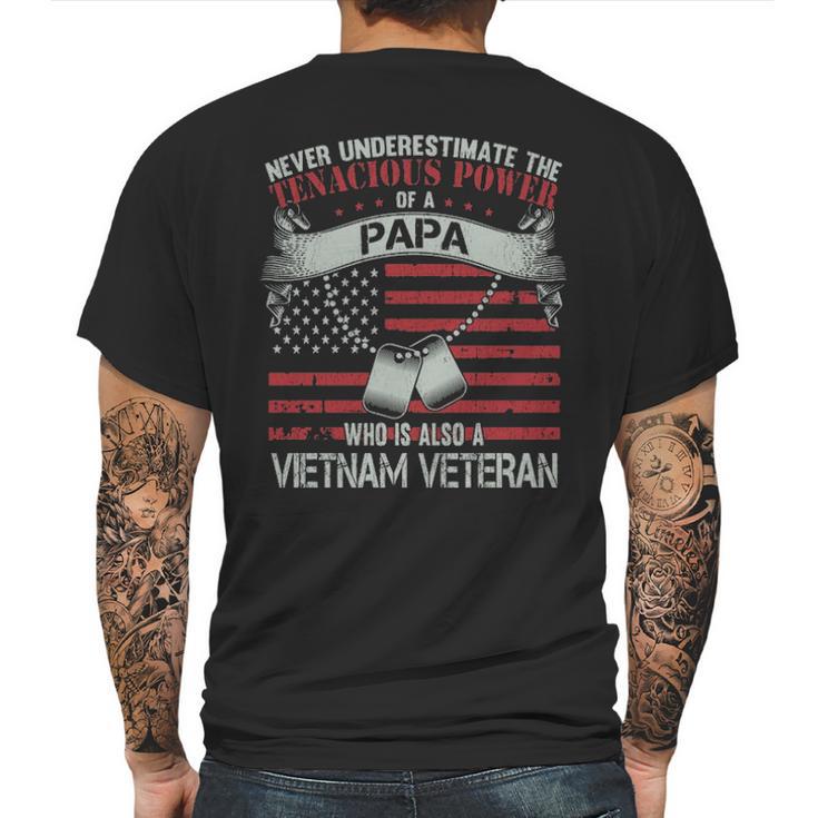 Vietnam Veteran Dad V2 Mens Back Print T-shirt