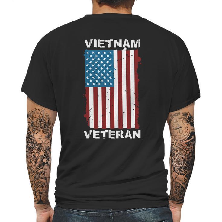 Vietnam Veteran Soldier Us Flag Veteran Day Graphic Design Printed Casual Daily Basic Mens Back Print T-shirt