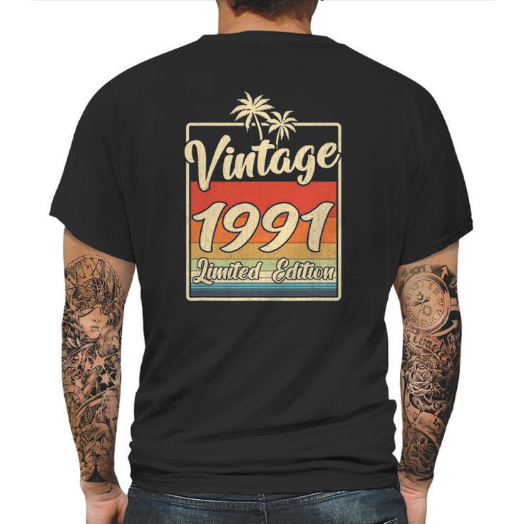 Vintage 1991 31St Birthday Limited Edition 31 Years Old Mens Back Print T-shirt