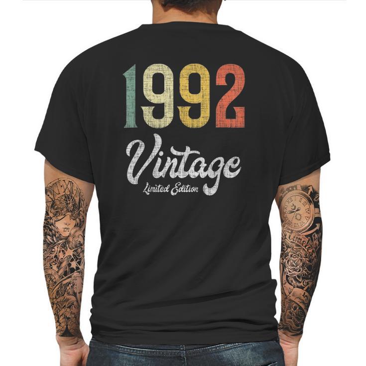 Vintage 1992 Limited Edition Birthday Mens Back Print T-shirt