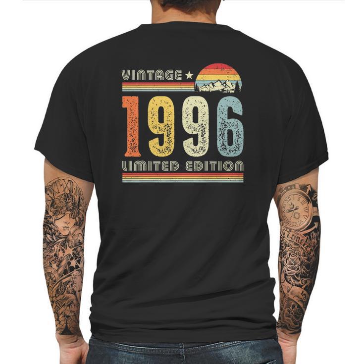 Vintage 1996 Made In 1996 26Th Birthday  26 Years Old Mens Back Print T-shirt