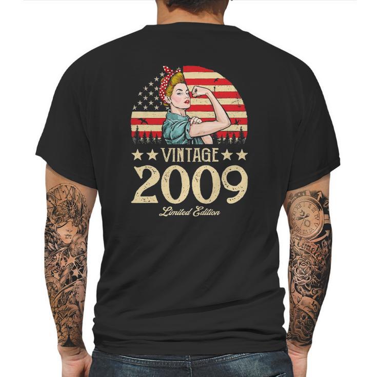 Vintage 2009 Limited Edition 2009 13Rd Birthday 13 Years Old Mens Back Print T-shirt