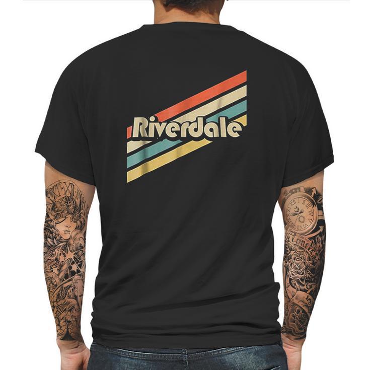 Vintage 80S Riverdale Ny Mens Back Print T-shirt