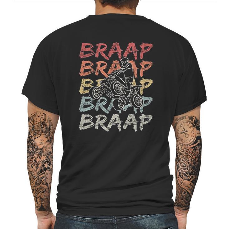 Vintage Braap Mens Back Print T-shirt