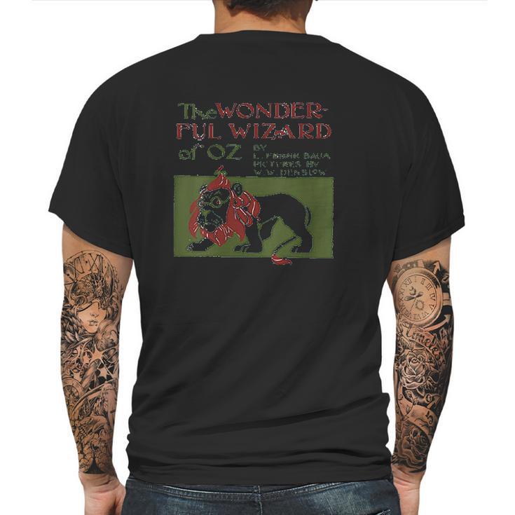 Vintage Classic Book Wizard Of Oz Mens Back Print T-shirt