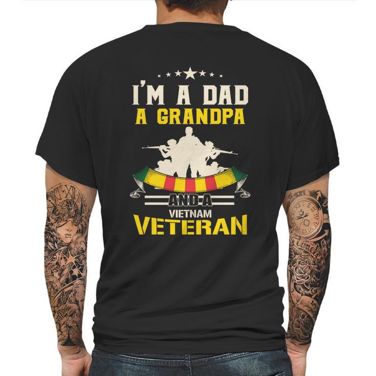 Vintage Dad Grandpa Vietnam Veteran Veteran Day Us Army Graphic Design Printed Casual Daily Basic Mens Back Print T-shirt