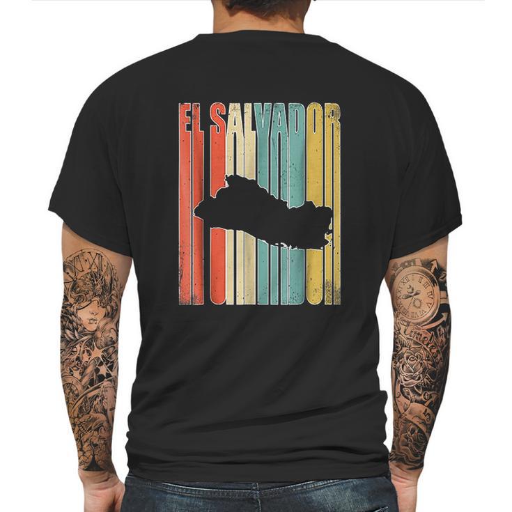 Vintage El Salvador Mens Back Print T-shirt