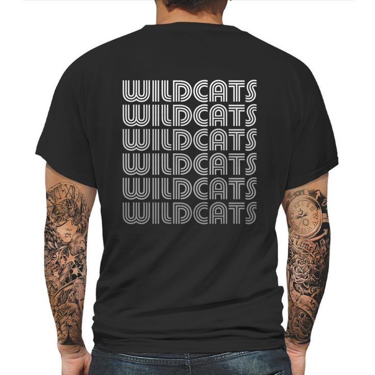 Vintage Wildcats Gift Mens Back Print T-shirt